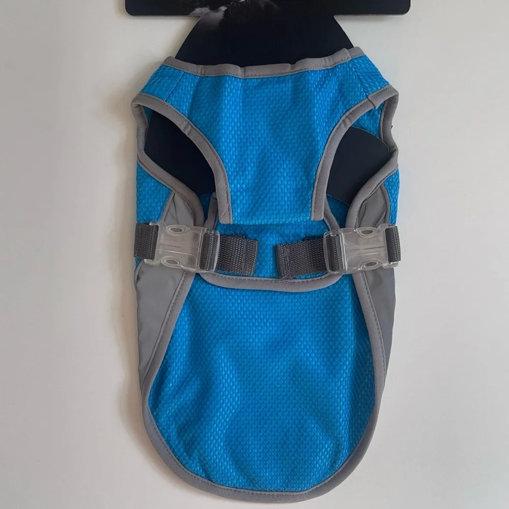 Canada Pooch Chill Seeker Cooling Vest - Blue - Size 12